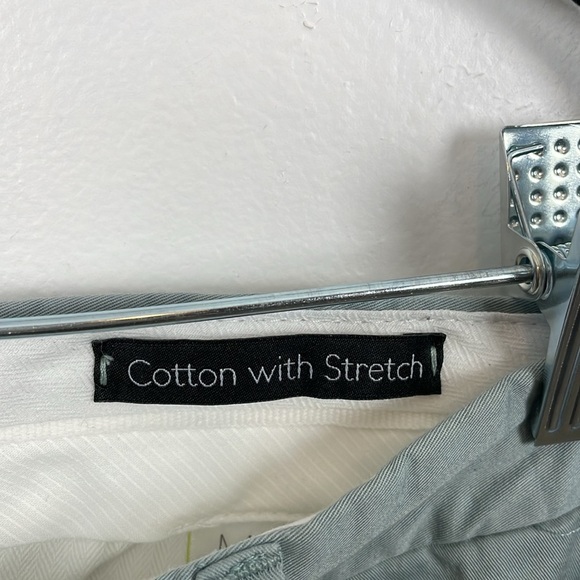 M&S Autograph Mens 34/31 Chino Trousers Slim Fit 4 Pocket Blue Casual Pants - Picture 8 of 10